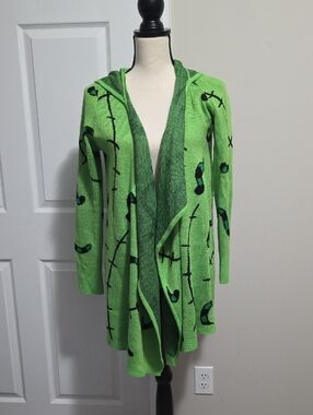 Disney Nightmare Before Christmas Oogie Boogie Drape Hood Cardigan Small